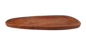 Plateau de service en bois d'acacia, best-seller, assiettes à dîner, style classique, forme ovale, décoration de mariage, décoration de la maison, pour la nourriture, les fruits, le plateau à charcuterie - Product Image 6