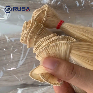 Cabello Humano Virgen Vietnamita, Nuevo Tipo de Extensiones de Cabello en Trama, Colores Rubios, Sedoso y Suave, Puntas Gruesas - Product Image 3