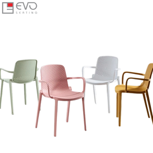 <b>Stackable</b> Plastic <b>Chair</b> for Indoor and <b>Outdoor</b> Business Environments with Easy Clean Surface Finish - Product Image 6