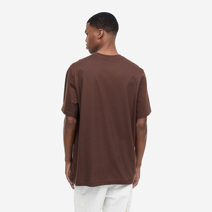 Mejora tu colección casual con esta elegante camiseta marrón lisa para serigrafía, estilo streetwear limpio y cómodo, 100% algodón. - Product Image 3