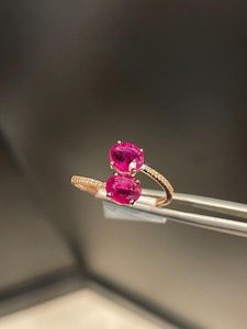 Burma Ruby <b>Ring</b> Sterling Silver Women's Jewelry Rhodium Plated Engagement <b>Ring</b> Gift Her Elegant Fashion February Birthstone - Product Image 4