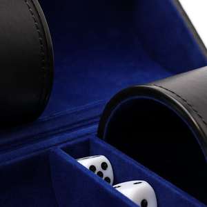 Gobelet à dés en cuir PU, personnalisable avec logo, pour jeux de société, bars et fêtes, support de dés promotionnel, fourni directement par l'usine - Product Image 6