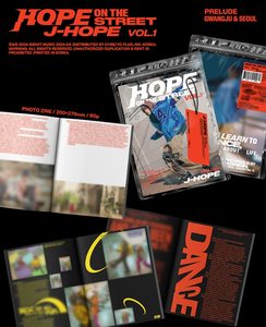 บีทีเอส เจโฮป HOPE ON THE STREET VOL.1 เวอร์ชั่นเคป๊อป ซีดี พลาสติกและกระดาษ ภาษาเกาหลี ทุกวัย - Product Image 2