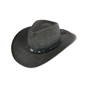 Chapeau en cuir unisexe de haute qualité avec logo personnalisé, dernier modèle de la technique de broderie 3D Huge Edge Sports pour les voyages d'affaires à la plage - Product Image 1