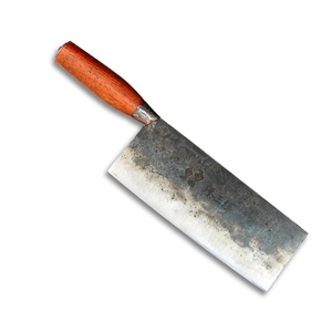 Cuchillo de Cocina Personalizable OEM, Hoja de Acero al Carbono Forjada a Mano, Mango de Madera, Ambidiestro, Apto para Lavavajillas, Estilo Industrial Moderno - Product Image 3