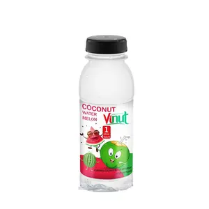 Botol Plastik Air Kelapa VINUT 251Ml, Air Kelapa dengan Label Pribadi Semangka OEM, Gratis Produk Sampel Produsen