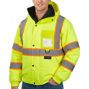 Veste de sécurité professionnelle pour l'hiver, imperméable, vêtements de travail de construction, fabricant de qualité supérieure, commandes en gros - Product Image 1