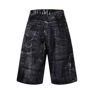 Shorts en jean 100 % coton taille mi-haute extensible respirant séchage rapide pour femme, style streetwear Y2K, avec ceinture, décontracté, été, personnalisable, OEM, vente en gros - Product Image 2