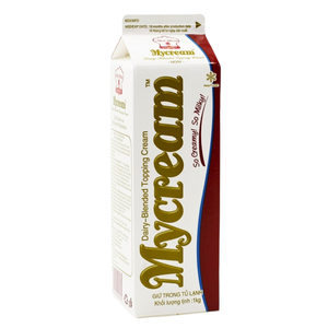 Crème Non Laitière Mycream Ivory la Plus Vendue, Crème de Garniture Mélangée 1KG pour Boulangerie, Vente Directe Fabricant, Global HALAL OEM/ODM - Product Image 1