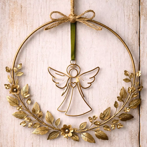 Guirlande en métal, ornement suspendu de Noël - Product Image 1