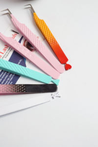 Pinzas Profesionales para Extensión de Pestañas, Pinzas de Acero Inoxidable de Grado Quirúrgico, Pinzas Profesionales para Volumen de Pestañas - Product Image 3