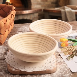 Wholesale Handmade Rattan <b>Bread</b> Proofing <b>Basket</b> with Removable Linen Liner for Sourdough Baking Vietnam Manufacturer - Product Image 1