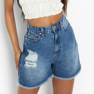 Shorts de Mezclilla para Mujer, Diseño Moderno, Secado Rápido, Material de Algodón, Corte Corto, Cintura Media, Ligeros - Product Image 5