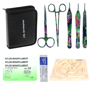 Medical Student Surgical Instruments Surgical Medic Instruments Surgical Training <b>Kit</b> Practice Student <b>Suture</b> Practice <b>Kit</b> - Product Image 1
