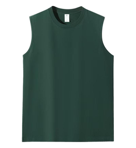 Camiseta Deportiva sin Mangas para Hombre RACHEL SPORTS con Logotipo Personalizado, Cuello Redondo, Transpirable, Ecológica, de Secado Rápido, 100% Algodón, para Entrenamiento Atlético - Product Image 2