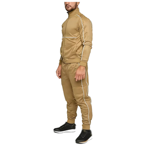 Ensemble de survêtement léger pour homme 100 % coton avec capuche, pantalon noir à cordon de serrage, vêtements de sport décontractés, couleur unie, respirant, streetwear - Product Image 6