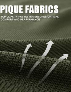 Camisas de Hombre de Excelente Calidad con Logotipo Frontal, Tejido de Punto Ecológico, Ligeras, de Manga Corta, Casuales, Transpirables, de Verano, Tallas Grandes - Product Image 4