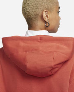 Survêtement sport pour femme, élégant, décontracté, imperméable, 100% coton, avec col à capuche élastique, fermeture éclair, coupe oversize, couleur unie - Product Image 4