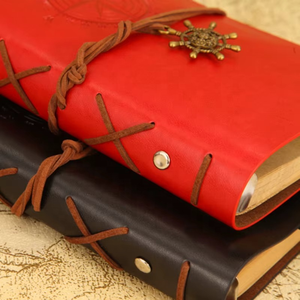 Cuaderno de Cuero Genuino Vintage, Diario, Agenda, Libro de Bocetos, Papel de Recambio DIY, Regalo de Cumpleaños o para la Escuela - Product Image 4