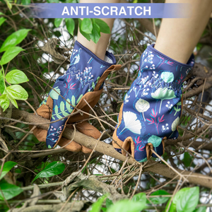 Factory Made Breathable Flowers Sublimation <b>Gardening</b> Gloves Comfortable for Adults Good Quality Hand Safety <b>Gardening</b> Gloves - Product Image 5