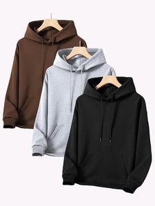 Nouvel arrivage : Sweat à capuche en polyester/coton, style streetwear automne, anti-rétrécissement, pour hommes, en promotion à prix réduit - Product Image 6