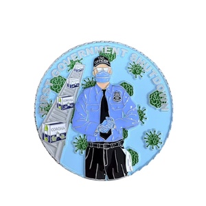 Monedas personalizadas de metal esmaltado suave con acabado brillante en negro, níquel, oro, plata y cobre. - Product Image 2