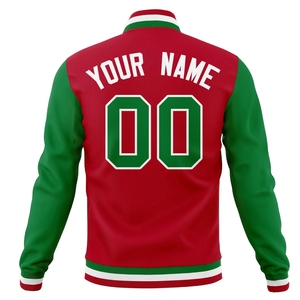 Chaqueta Varsity de Lona Vintage para Hombre OEM, Parche con Logotipo Bordado Personalizado, Diseño de Collage Vintage en Toda la Superficie, Apta para Invierno, Venta al Por Mayor - Product Image 3