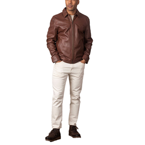 Fabricante de Chaquetas de Cuero Genuino para Hombre, OEM ODM, Estilo Personalizado, Color y Logotipo Personalizables, MOQ Bajo, Entrega Rápida, Proveedor Mayorista - Product Image 6