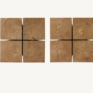 Strong and Durable <b>Cube</b>-Shaped Teak Wood Coffee <b>Table</b> Modern Design Eco-Friendly for Living Room or Indoor Use - Product Image 2