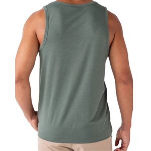 Débardeur côtelé personnalisé OEM ODM pour homme, sans manches, en coton, avec poche, style musculaire, vêtement de mode estival - Product Image 4