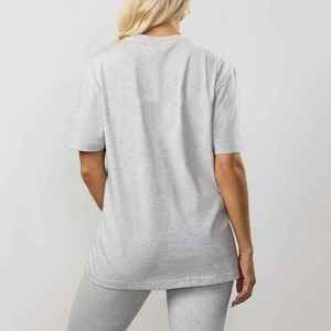 ชุดเซ็ตเสื้อยืดคอตตอนเจอร์ซีย์และกางเกงขาบานผ้าคอตตอนเจอร์ซีย์สำหรับผู้หญิง เนื้อผ้านุ่ม สวมใส่สบาย เหมาะสำหรับออกกำลังกาย - Product Image 3