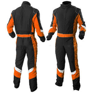 Mono de Carreras de Karts para Adultos, de Manga Larga, Unisex, Transpirable, de Spandex/Algodón, con Serigrafía de Alta Calidad, Talla Personalizada - Product Image 3