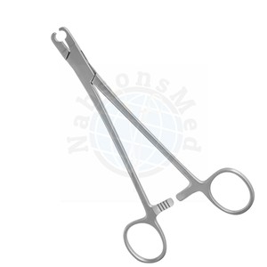 Soporte Ortopédico Manual para Varillas NABSONS MED, Recto de 7.25 Pulgadas, 6.35mm, Acero Inoxidable, Instrumento Quirúrgico para Cirugía Ósea - Product Image 2