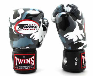 Guantes de Boxeo MMA Sanda de Cuero Original, Hechos a Medida con Diseños de Camuflaje, Ligeros, con Cierre de Velcro - Product Image 1