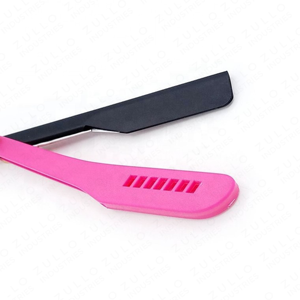 Professional Handle Straight Razor Titanium Coated Stainless Steel <b>Barber</b> Shaving Tool Private Label OEM Design - Product Image 6