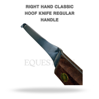 Couteau à sabot classique droit avec manche standard – Outil vétérinaire pour l'examen et la coupe des sabots de cheval
