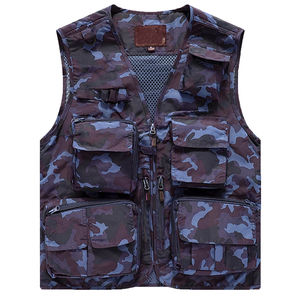 Gilet de pêche décontracté pour homme en polyester, multi-poches, haute qualité, personnalisé, très vendu, pour sports de plein air et chasse en hiver - Product Image 4