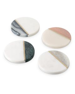 แผ่นรองแก้วไม้ทรงกลมดีไซน์ทันสมัย ใช้ซ้ำได้ - Product Image 4