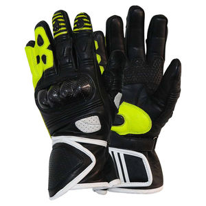 Guantes de Motociclismo de Carreras Personalizados de Cuero y Fibra de Carbono, Guantes de Protección para Motociclistas - Product Image 2