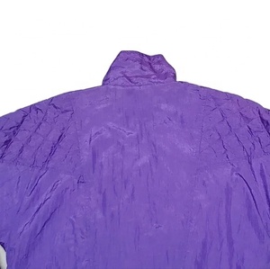 Chaqueta Cortavientos Impermeable Morada Vintage Casual con Cremallera Completa para Mujer, Traje de Alta Calidad, Ropa Deportiva para Dama - Product Image 5