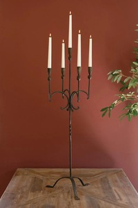 Candélabre élégant en fer à cinq bras, support de bougies en métal de qualité supérieure pour la décoration de la maison, table à manger, mariage, à prix raisonnable - Product Image 5