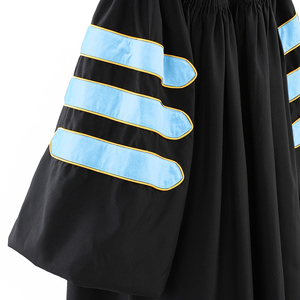 Túnica de Graduación Nueva 2026 para Licenciatura, Maestría y Doctorado, Estilo Universitario, Poliéster, Logotipo y Color Personalizables - Product Image 4