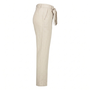 Pantalon décontracté intelligent taille haute élastique avec ceinture pour femme, idéal pour l'été – Vente en gros OEM/ODM, personnalisation du logo, faible MOQ, couleurs variées - Product Image 3
