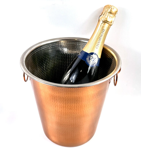 Handcrafted Latest <b>Wine</b> Cooler With Square Base Casted Aluminium Ice Bucket Customizable Champagne Chiller - Product Image 2
