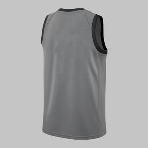 Camiseta de baloncesto bordada personalizada de alta calidad para hombre, ropa deportiva, camisetas transpirables de secado rápido en estilo establecido - Product Image 2