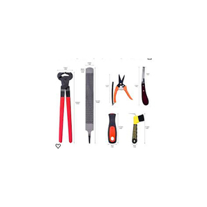 Portable Equine Hoof Care Tool Kit With Carrying Bag Professional Horse Hoof Trimming Grooming Tools - Product Image 2
