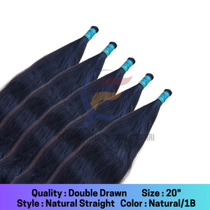 Extensiones de Cabello Humano Virgen Remy de Primera Calidad, Cabello Liso Natural Indonesio al Por Mayor - Product Image 2