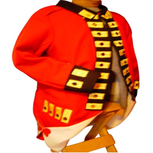 Red Historical Style <b>Men's</b> <b>Coat</b> Double Breasted Woolen Overcoat Plus Size Uniform American Reproduction Revolutionary <b>Coats</b> - Product Image 4