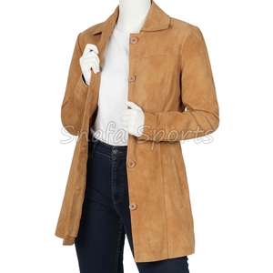 New Vintage Design Ladies <b>Suede</b> Leather <b>Jacket</b> Breathable High Quality Wholesale Price Western <b>Jackets</b> For Sale - Product Image 3