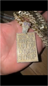 จี้เพชรโมอิสซาไนต์ทรงกลมเจียระไนแบบบริลเลียนท์ ดีไซน์ใหม่ ตัวเรือนเงินแท้ 925 ชุบทอง 18K สร้อยคอฮิปฮอปผู้ชาย ขนาดใหญ่ - Product Image 2